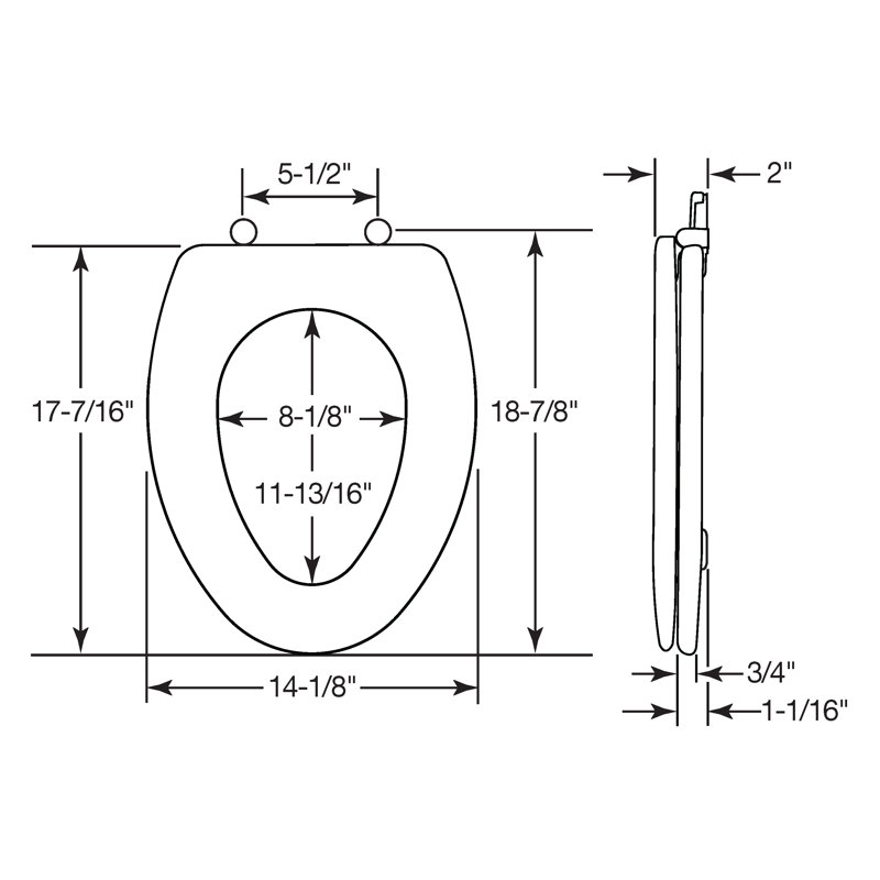 House & Homebody Co. Elongated Toilet Seat and Lid Wayfair